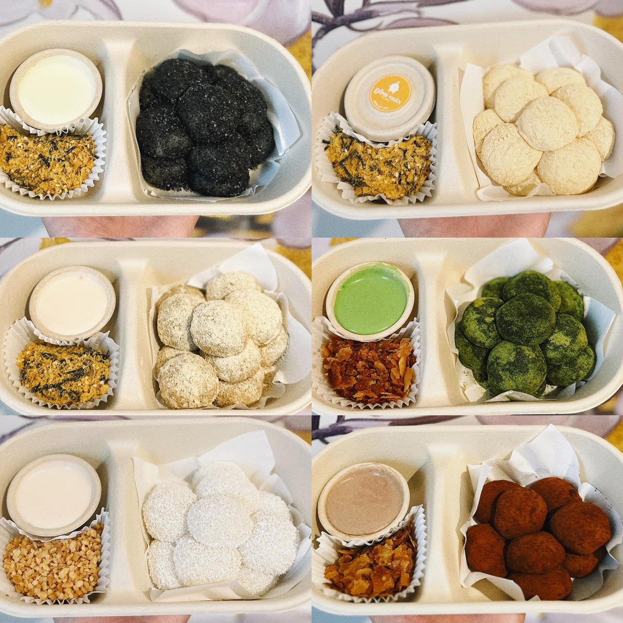 Bánh Mochi Chấm Kem Sữa Size L
