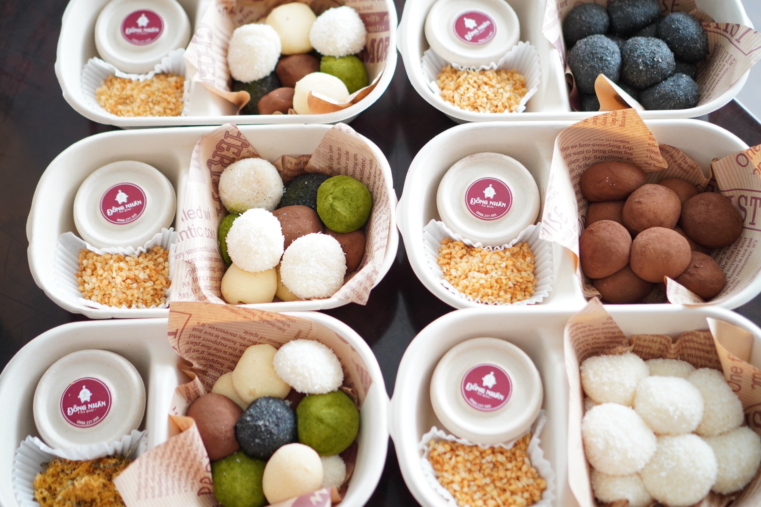 Bánh Mochi Chấm Kem Sữa Size L