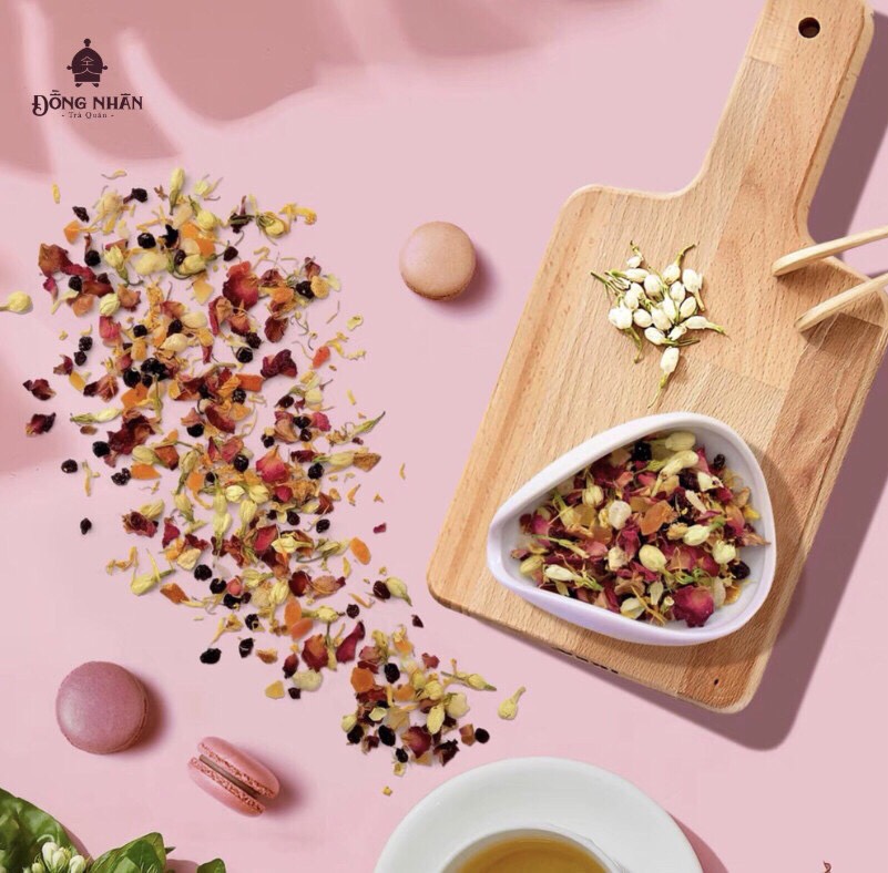 Trà Trái Cây Quế Mộc Nhài - Osmanthus Jasmine Fruit Tea